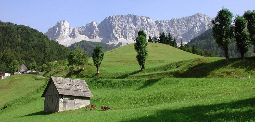 Košuta, a ridge in the Karavanke Mountains.
