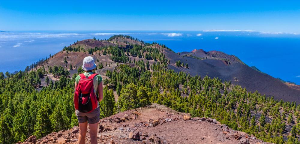 La ruta de los volcanes, pot po verigi vulkanov, pohodništvo Kanarski otoki, La Palma