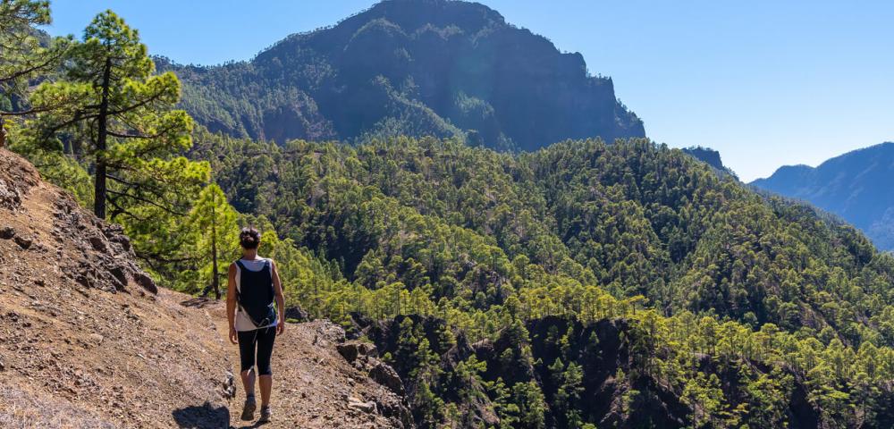Nacionalni park La Caldera de Taburiente, pohodništvo Kanarski otoki, La Palma